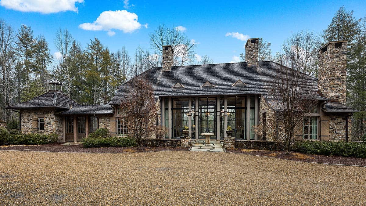 rustic house exterior