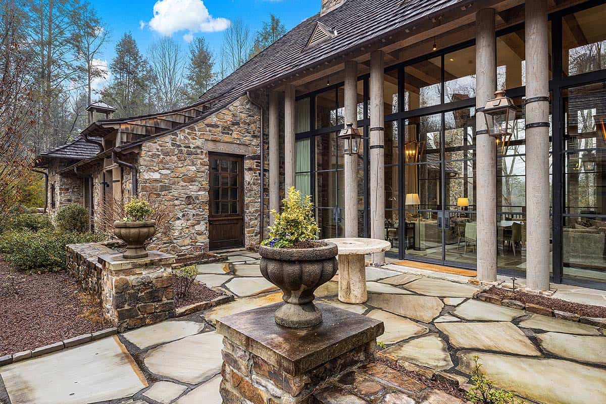 rustic house exterior