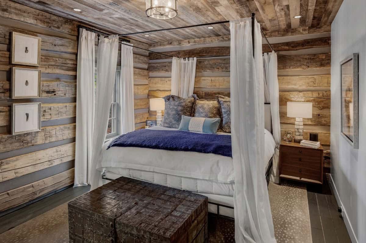 modern rustic bedroom