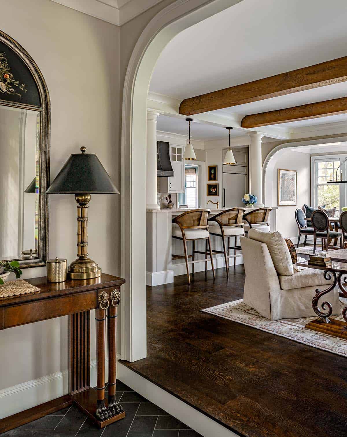 traditional style great room