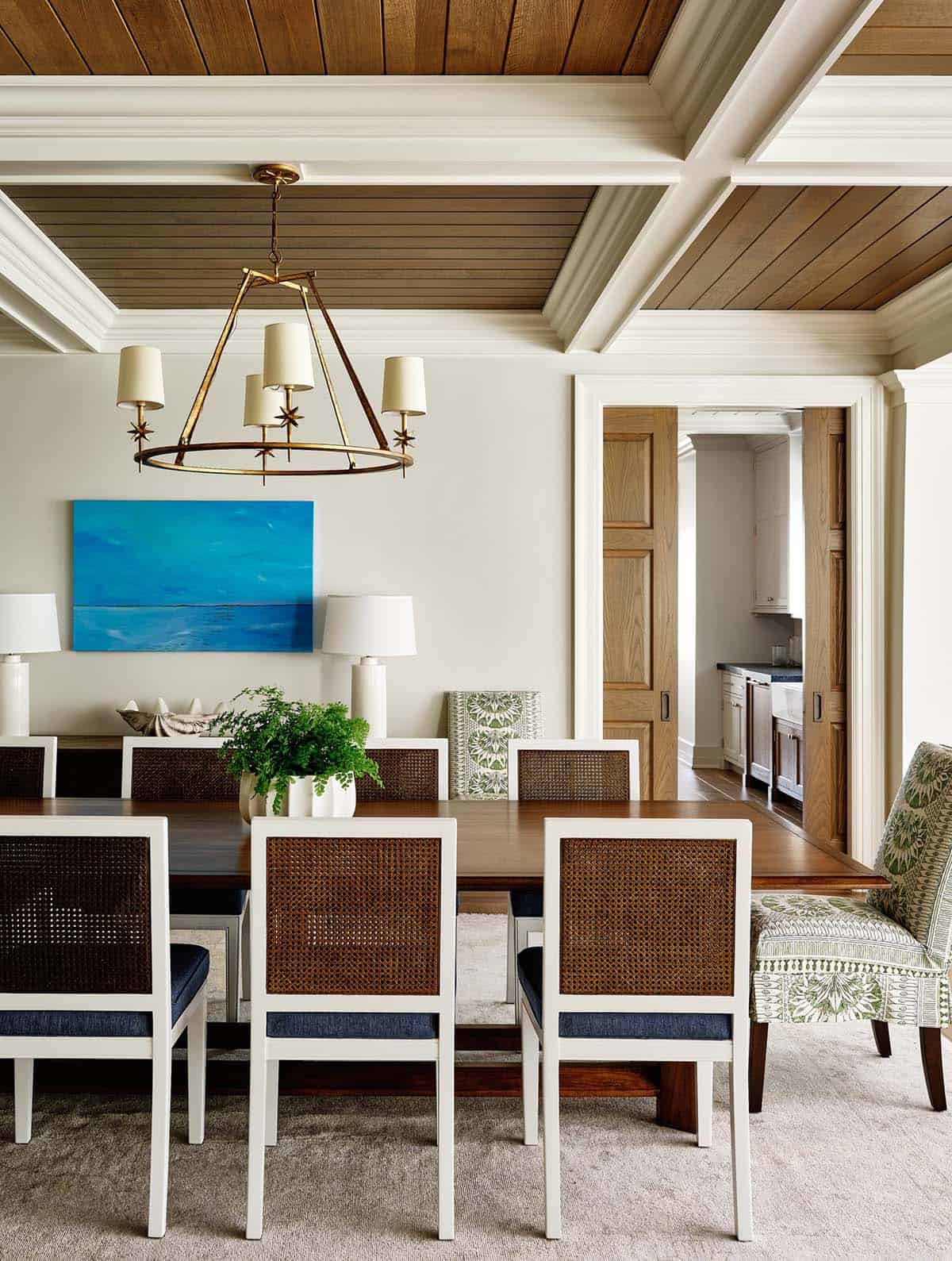 Beach Style Dining Room