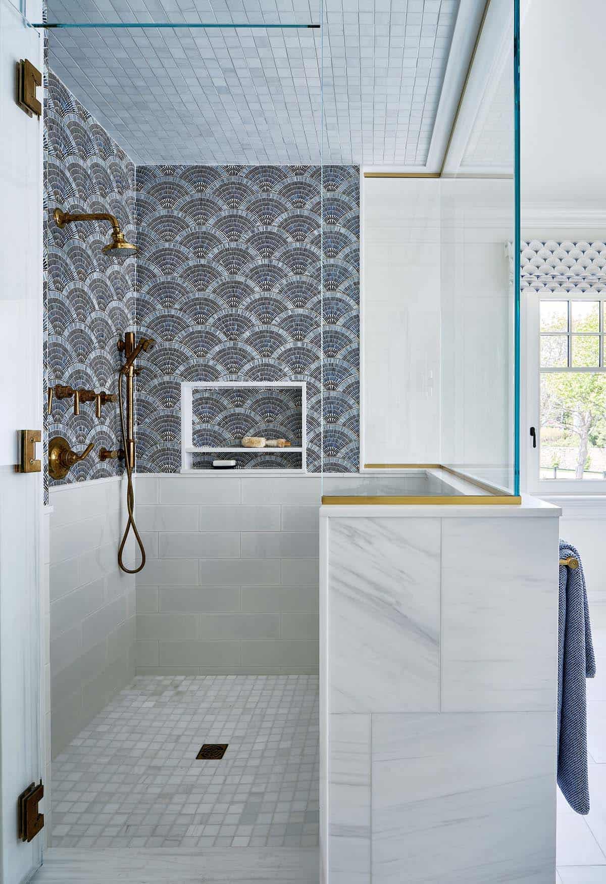 Beach Style Bathroom Shower