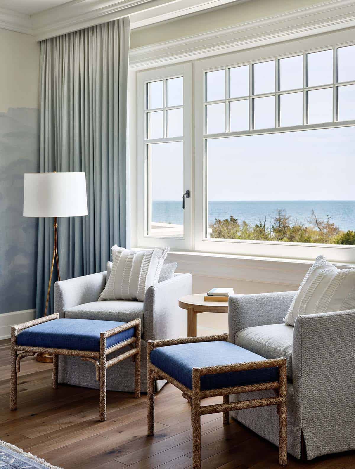 Beach Style Bedroom sitting area