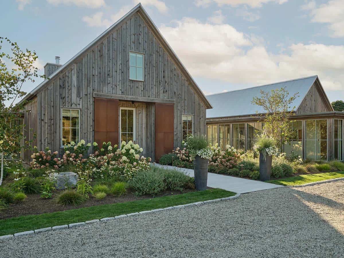 contemporary farmhouse exterior