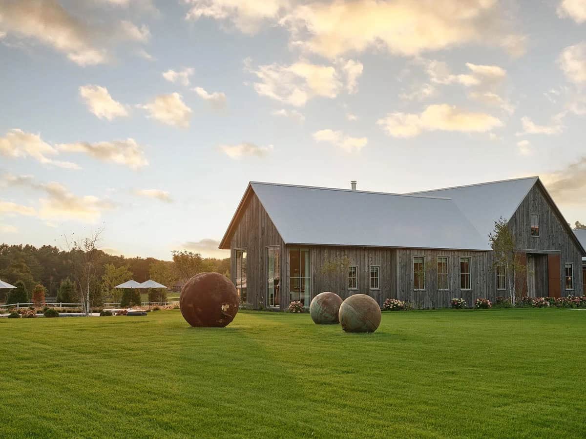 contemporary farmhouse exterior