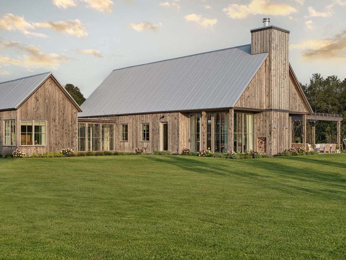 contemporary farmhouse exterior