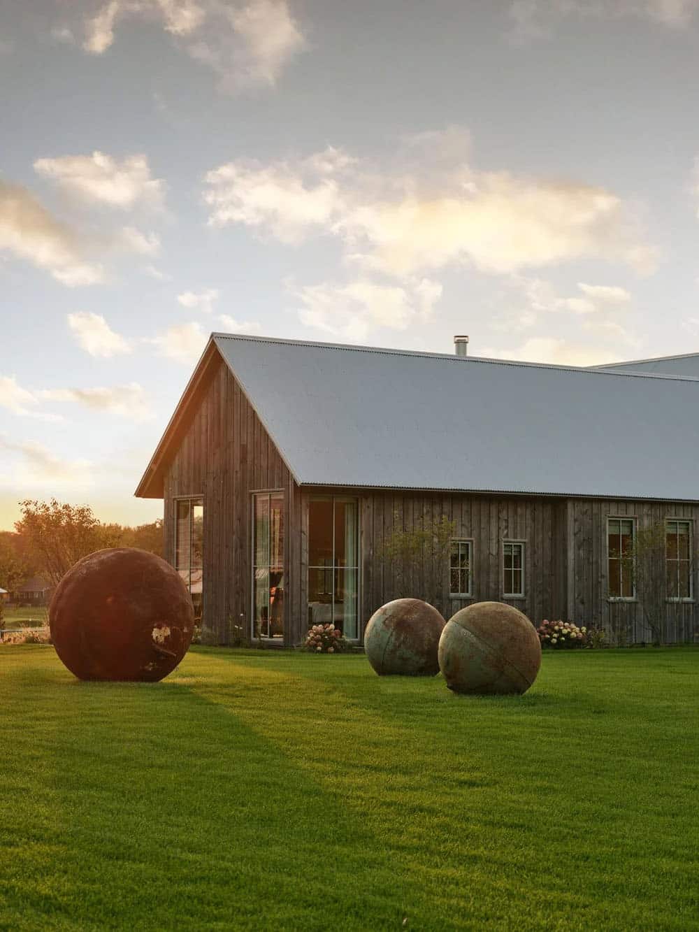 contemporary farmhouse exterior