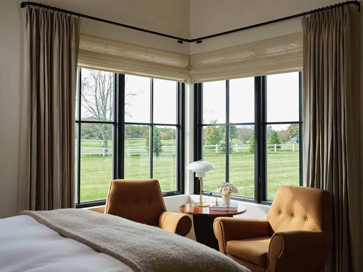 contemporary farmhouse bedroom