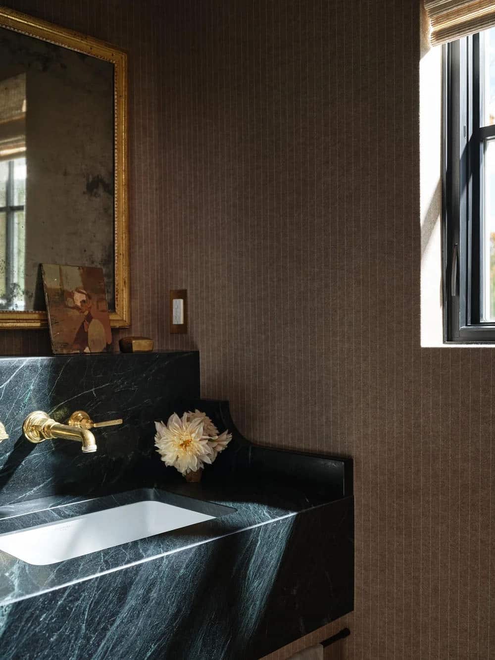 contemporary farmhouse bathroom