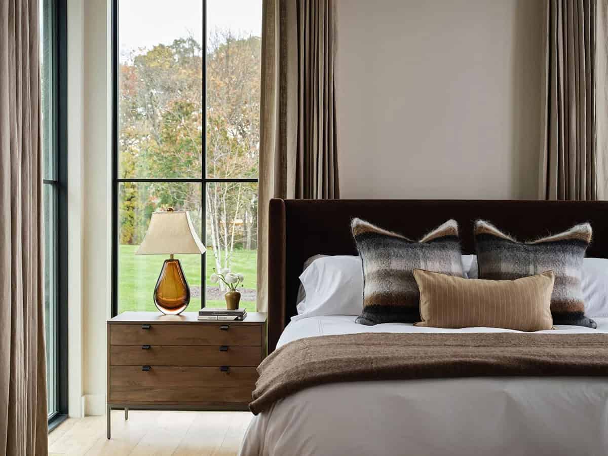 contemporary farmhouse bedroom