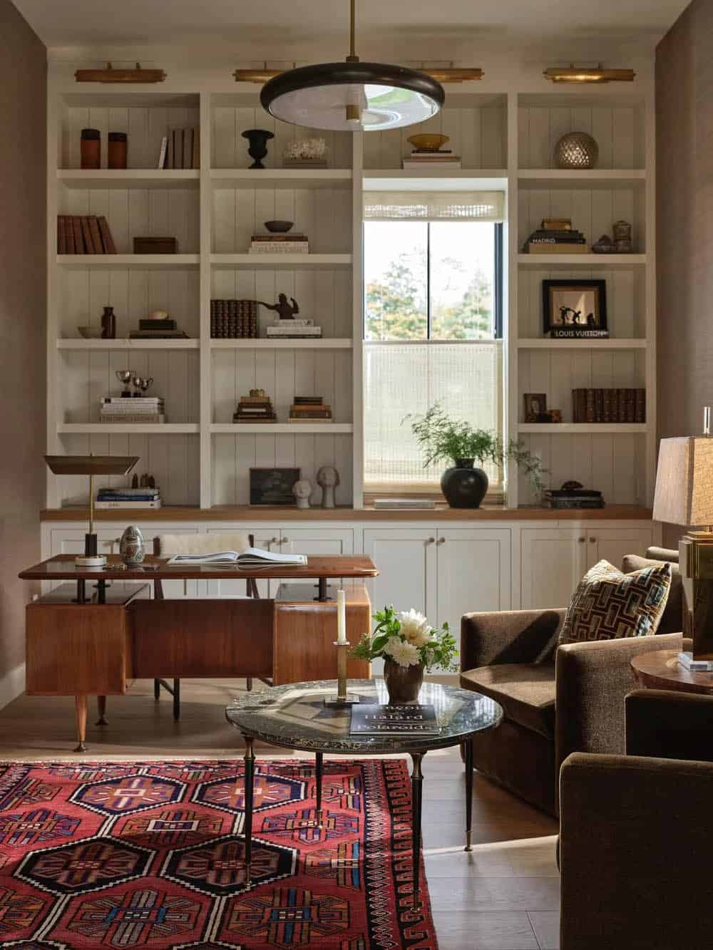 contemporary farmhouse home office