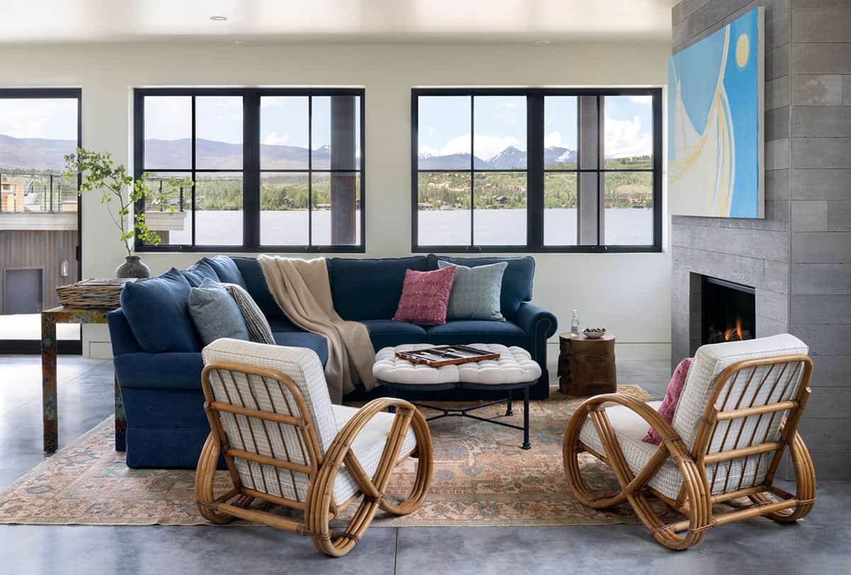 contemporary family room