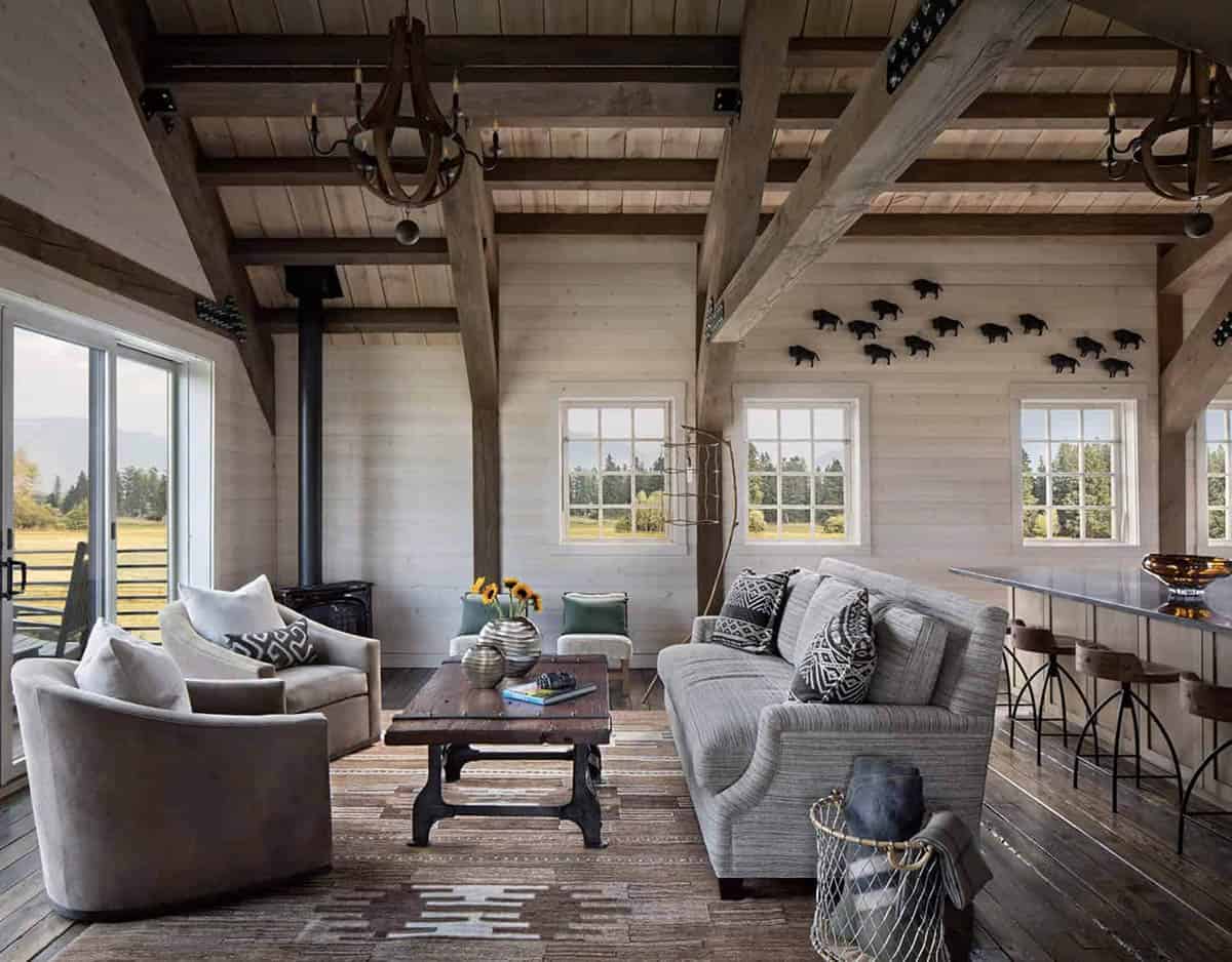 barn style living room