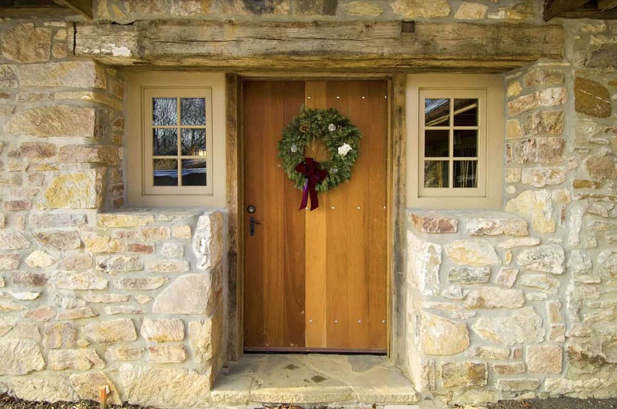 barn farmhouse exterior entry