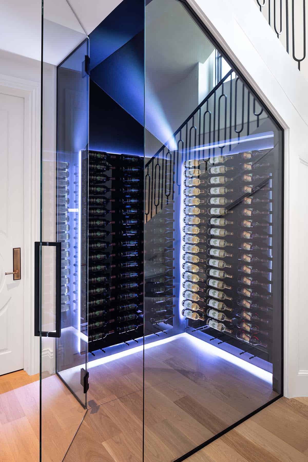 contemporary wine cellar