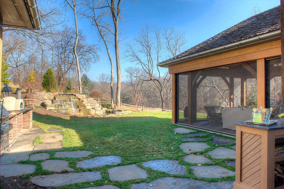 French Country Cottage Patio