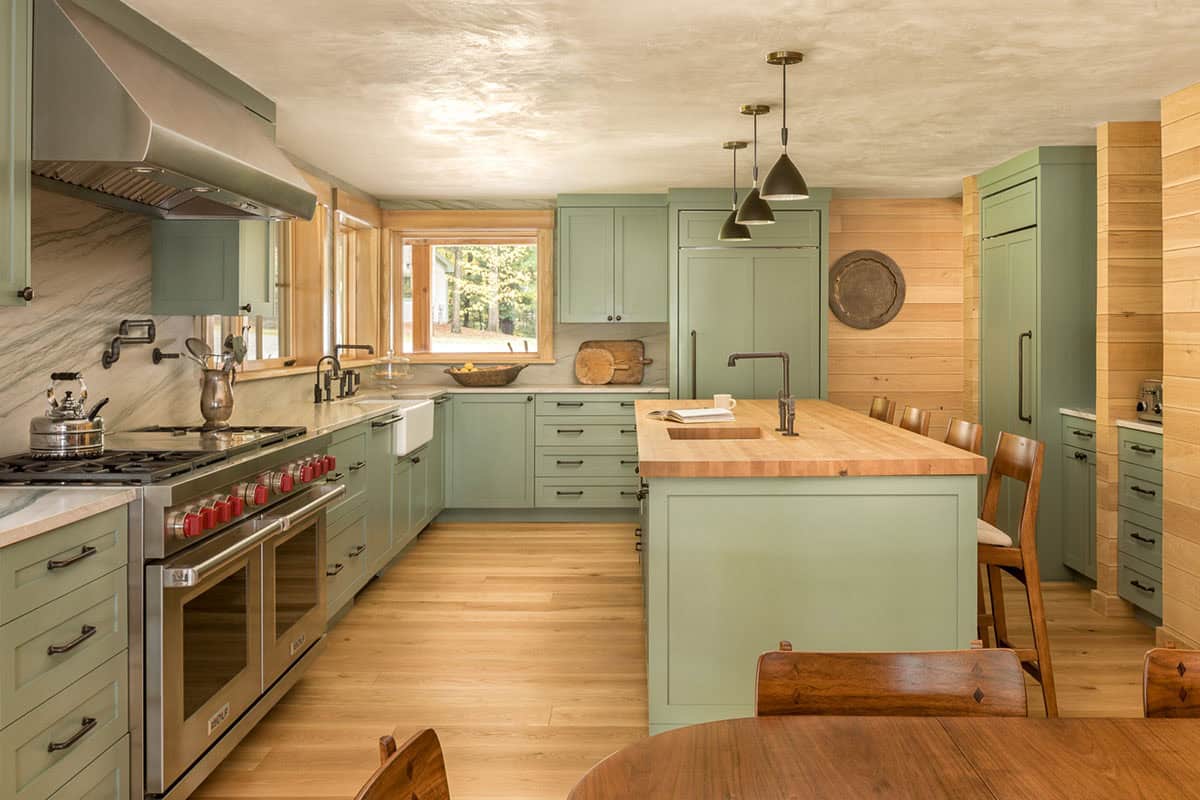 rustic modern kitchen