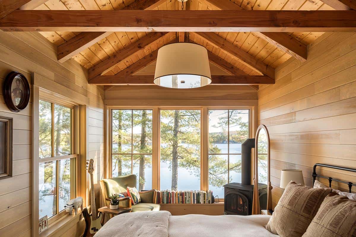 rustic modern bedroom