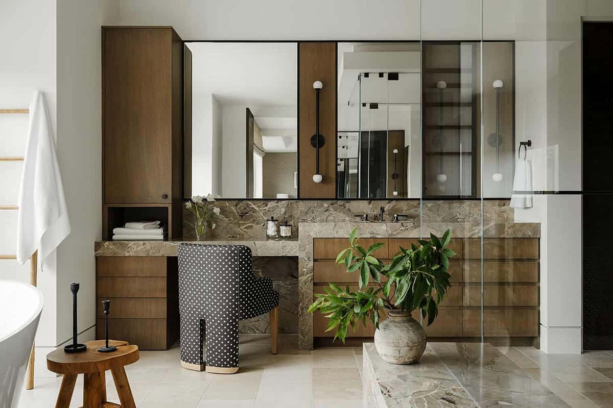 luxury contemporary style bathroom