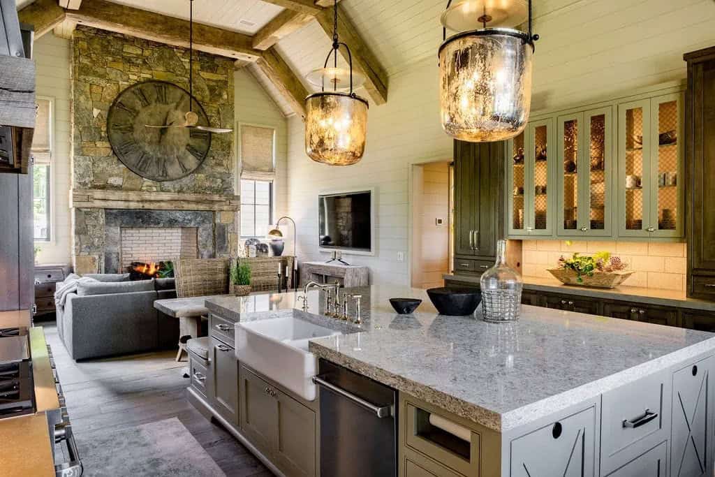 modern rustic kitchen