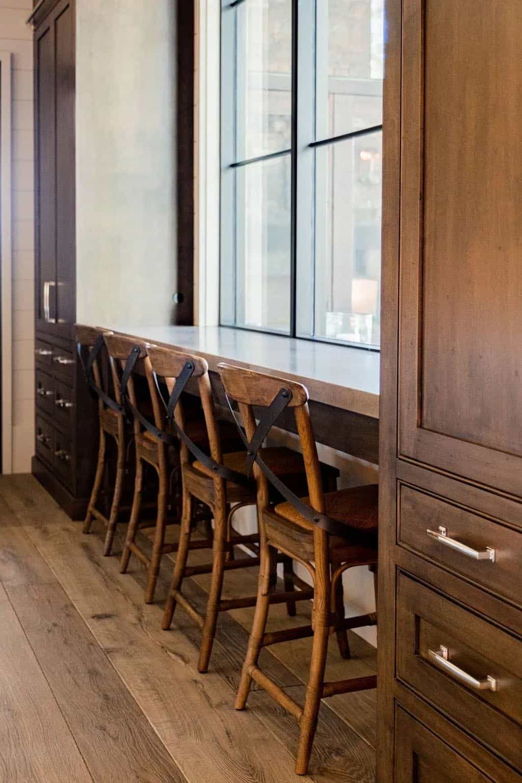 modern rustic homework station