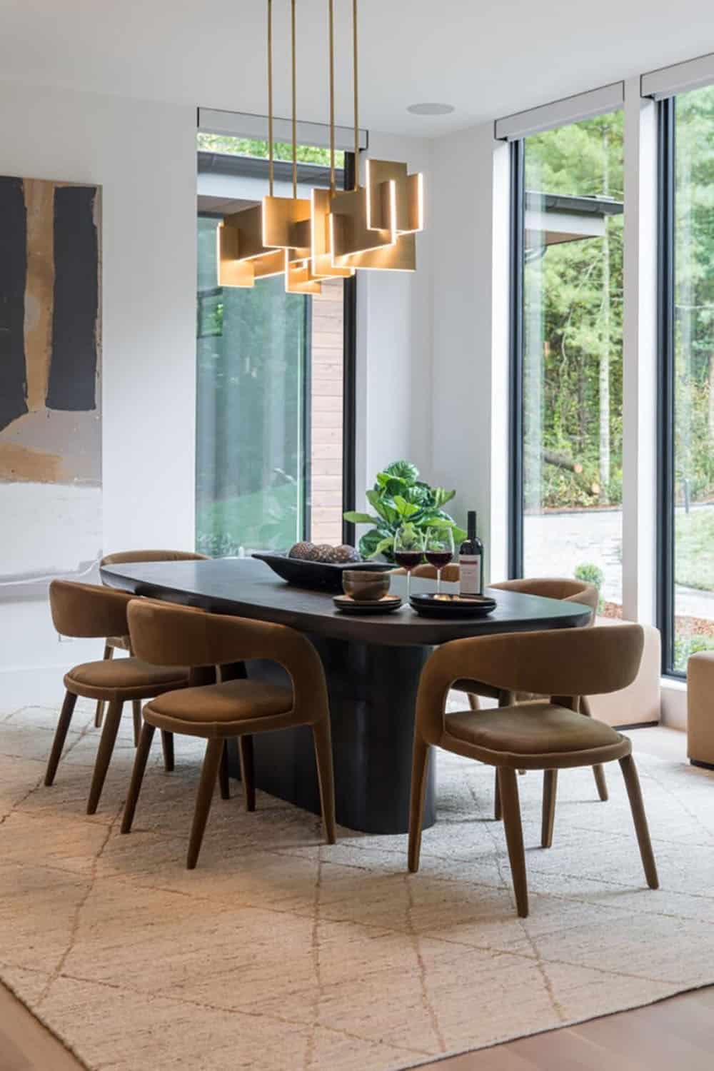 modern dining room