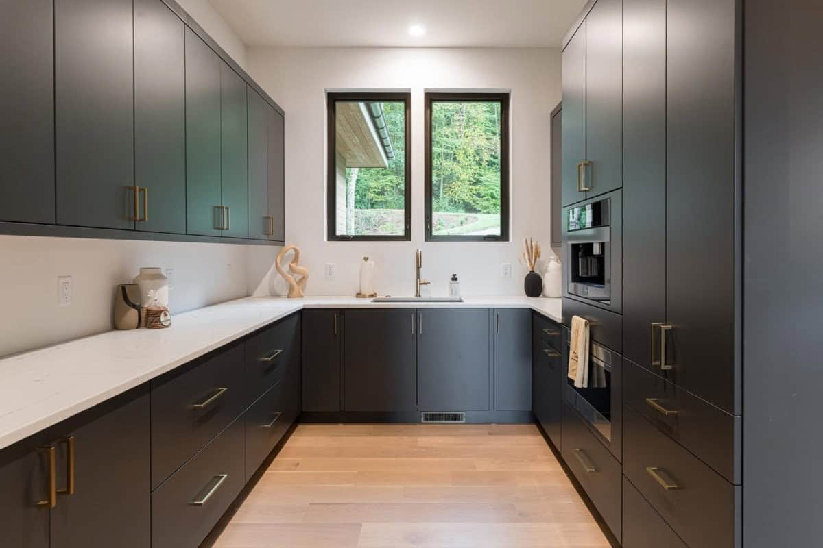 modern walk-in pantry