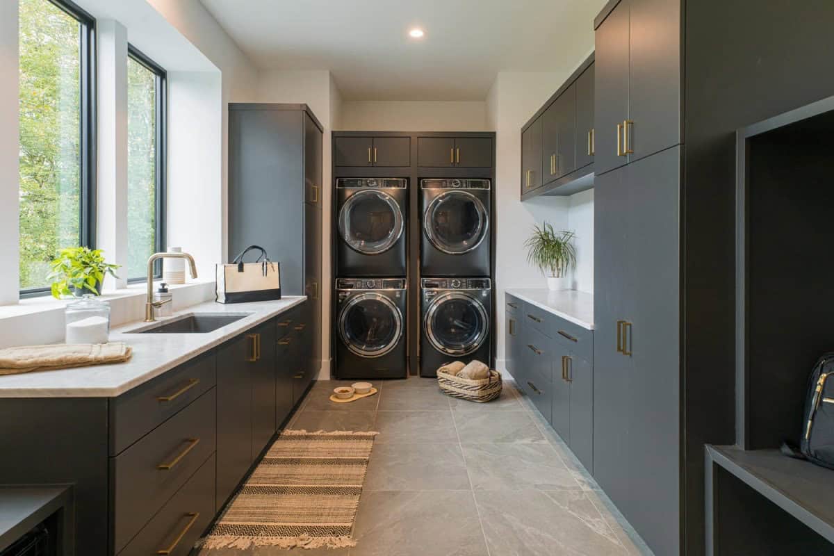 modern laundry room