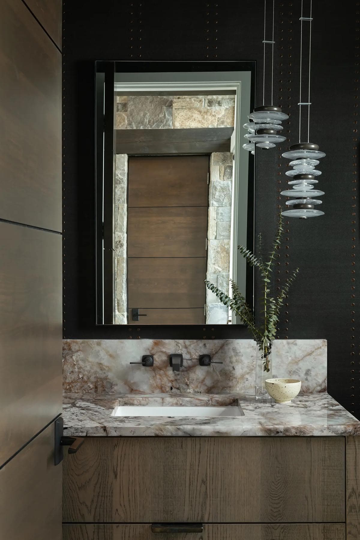 modern powder room
