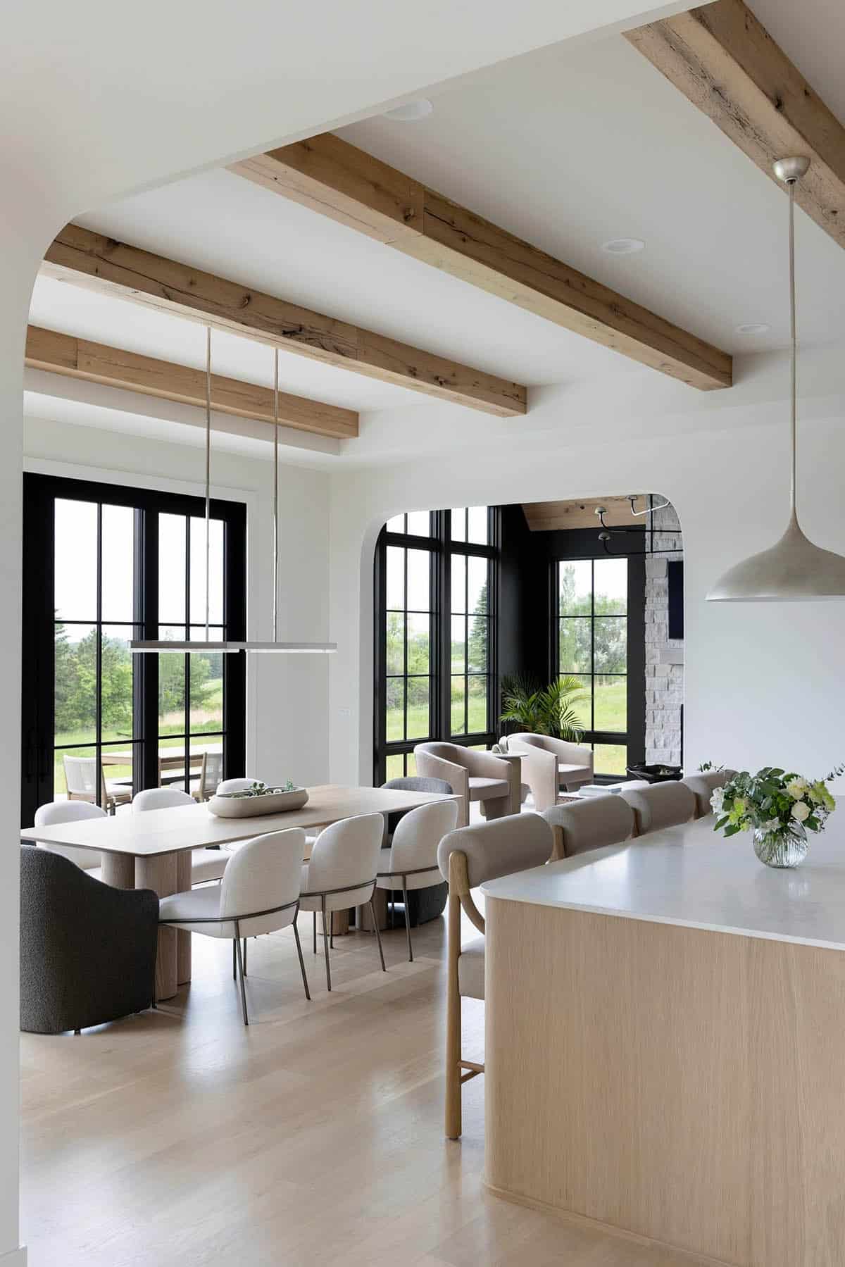 contemporary dining room