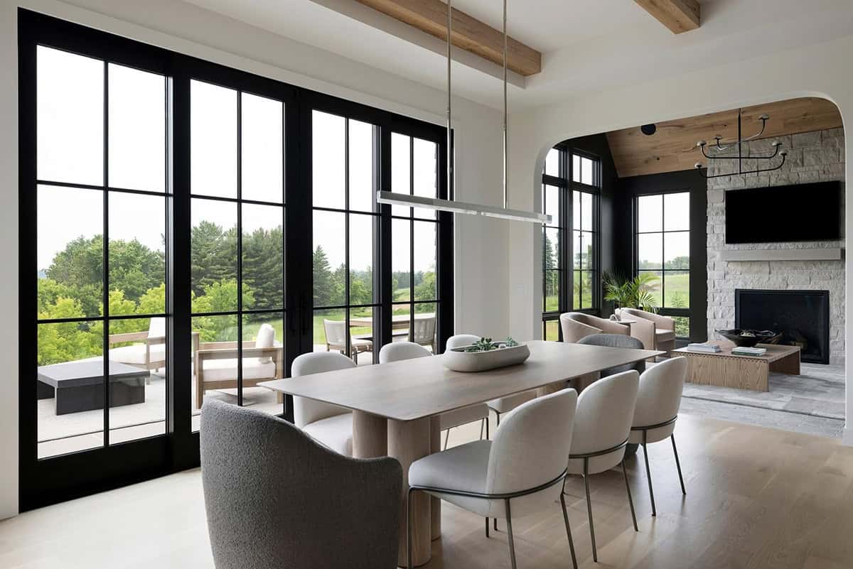 contemporary dining room