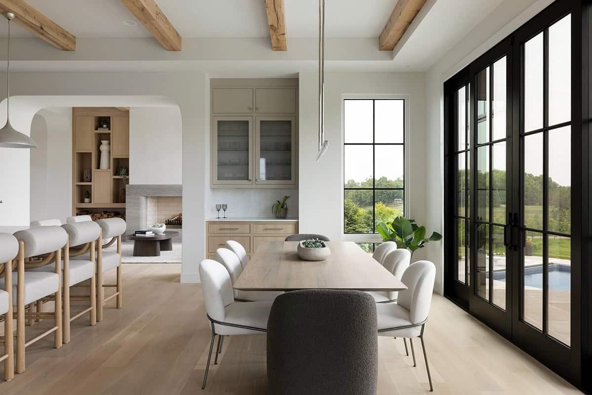 contemporary dining room