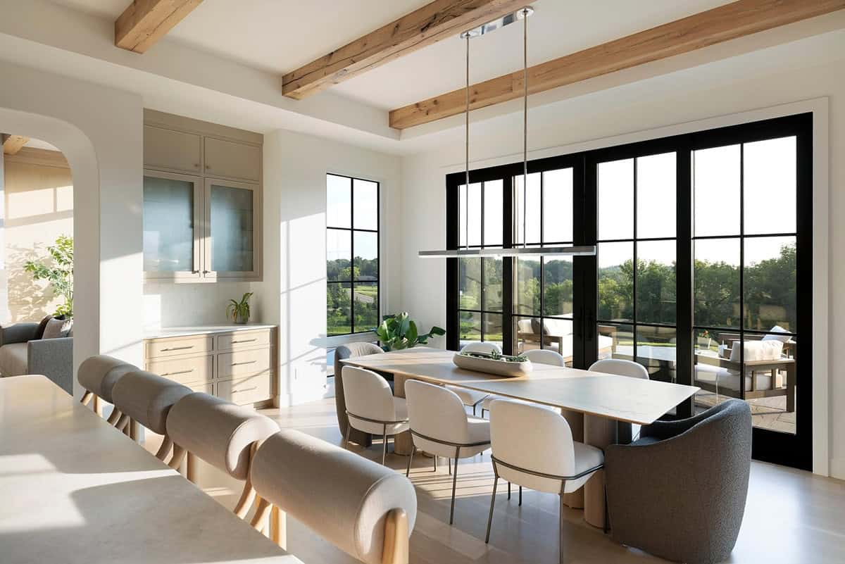 contemporary dining room