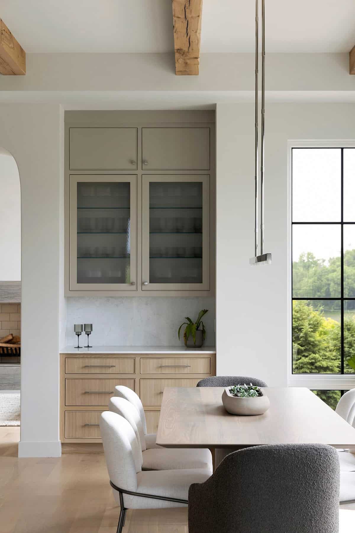 contemporary dining room