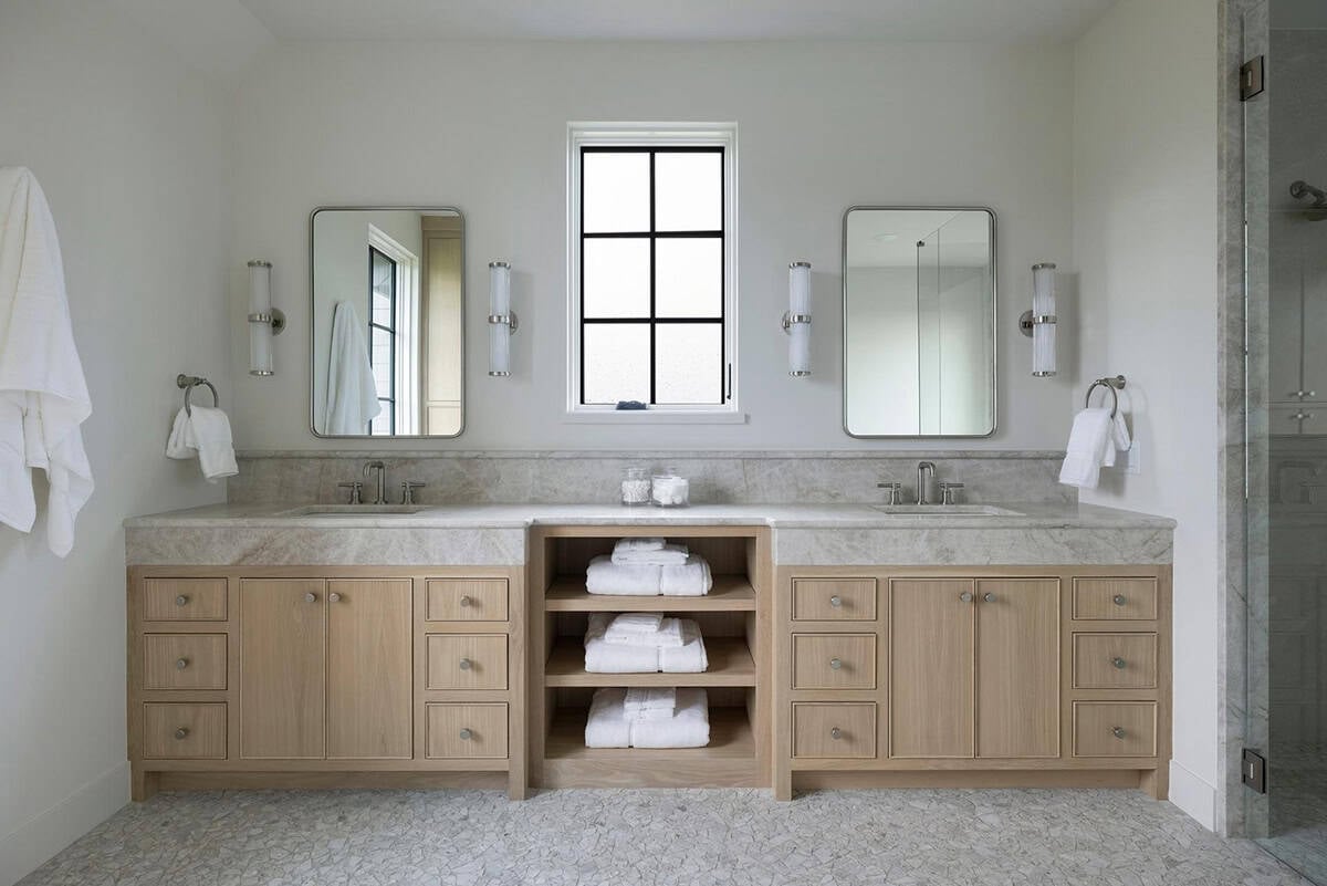 contemporary bathroom vanity