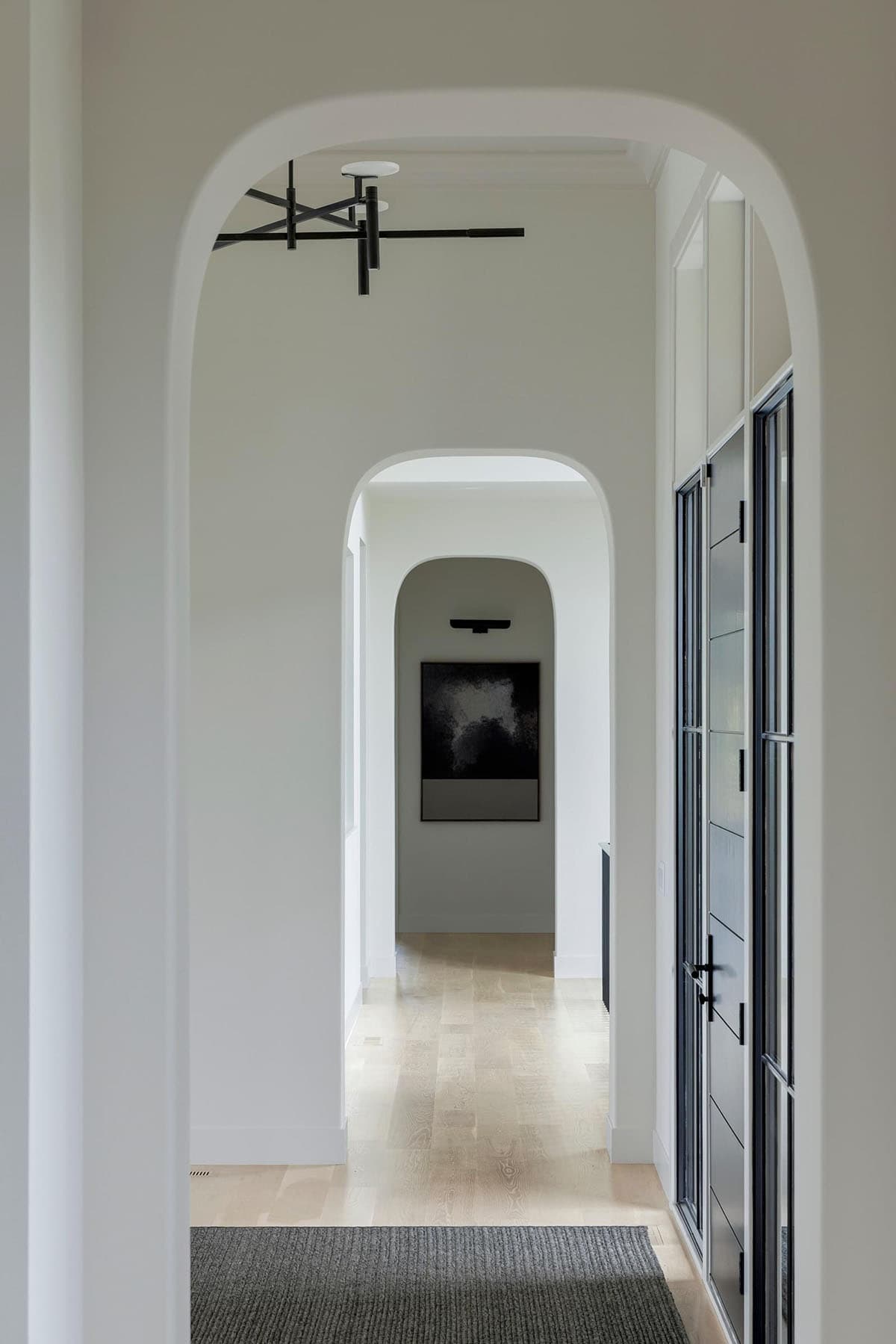 contemporary hallway