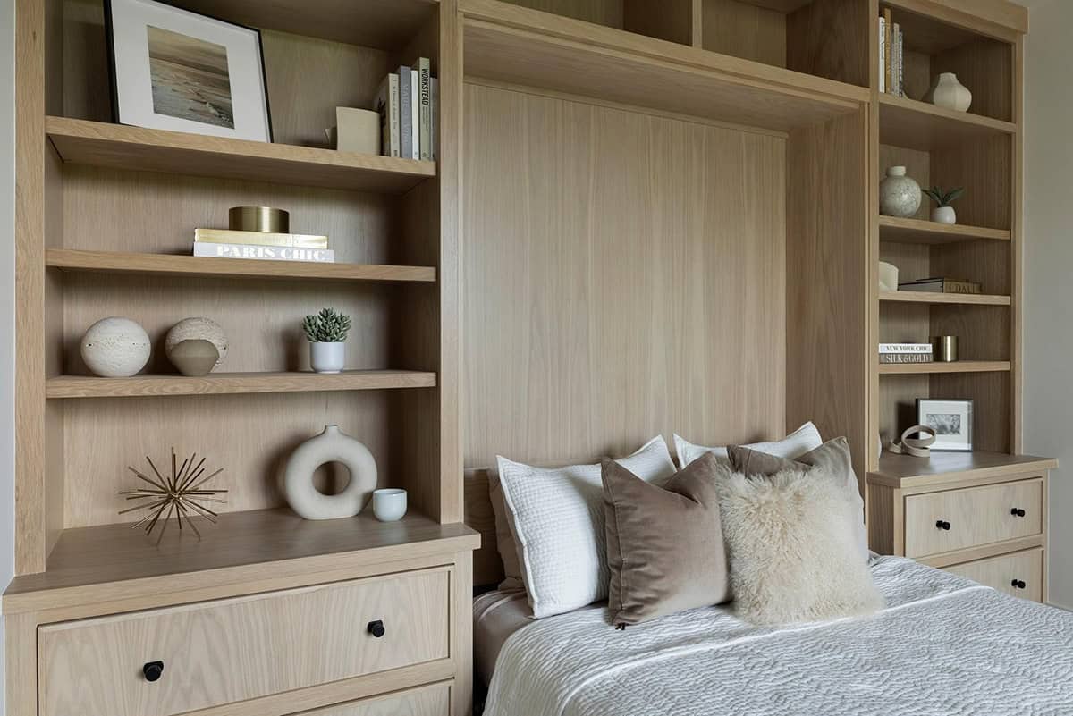 contemporary guest bedroom