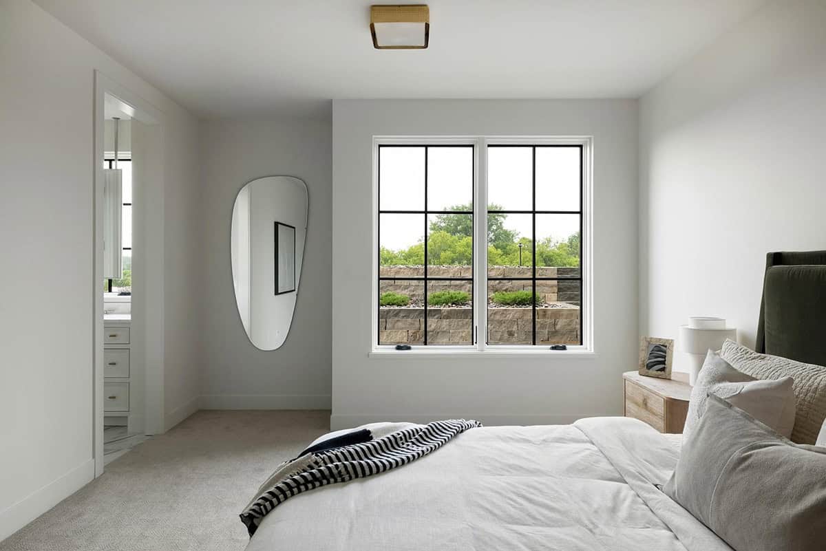 contemporary guest bedroom