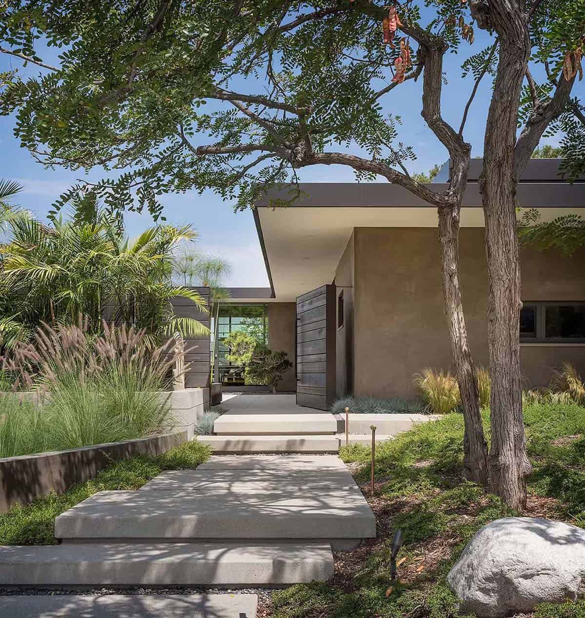 midcentury modern house exterior