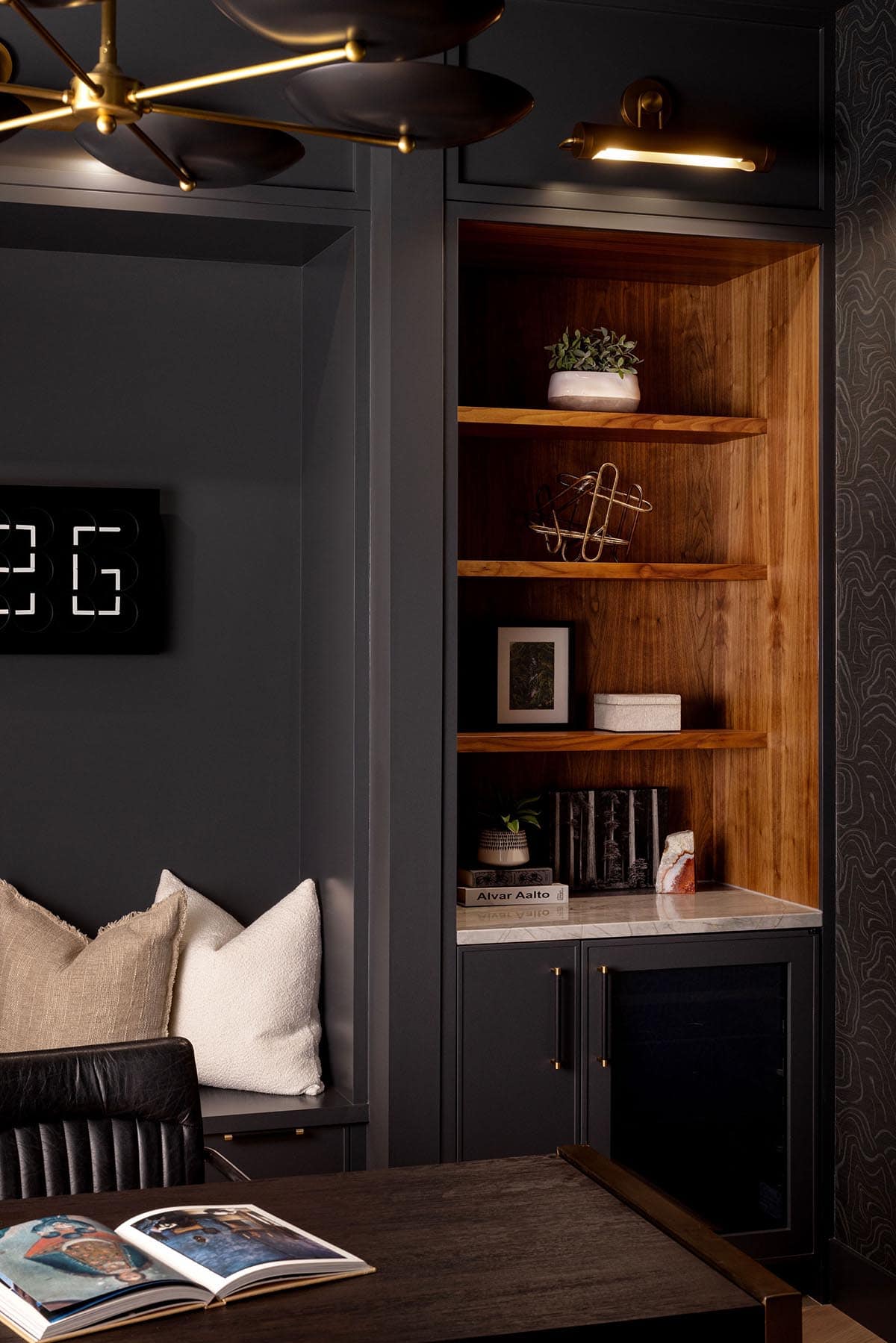 minimalistic japanese inspired home office