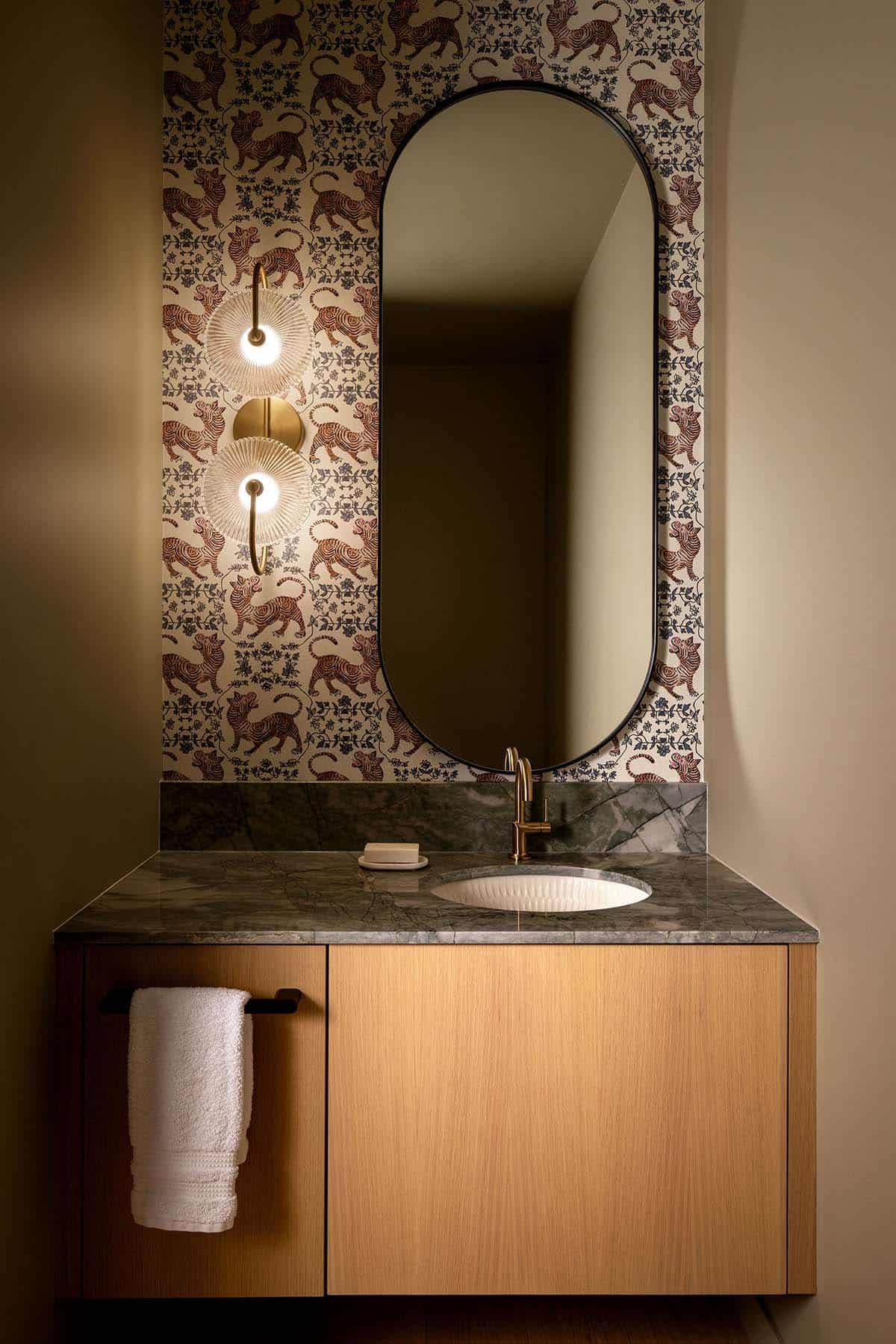 minimalistic japanese inspired bathroom