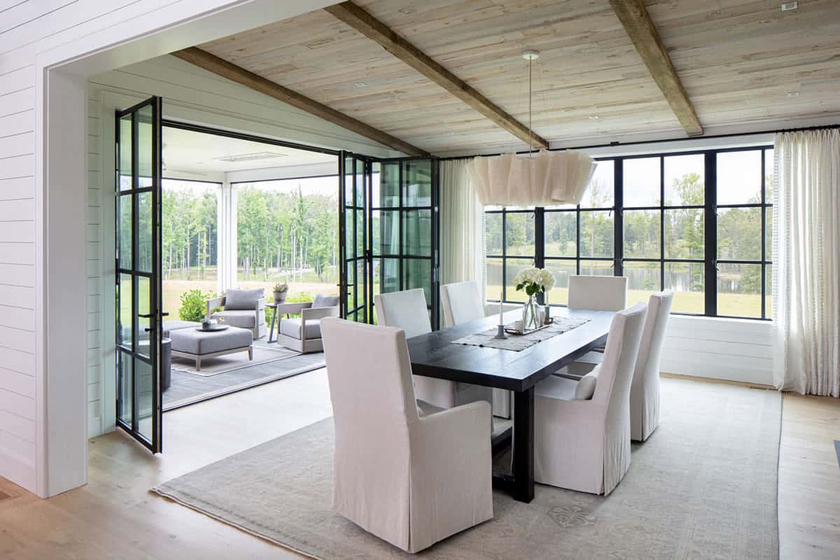 modern farmhouse dining room