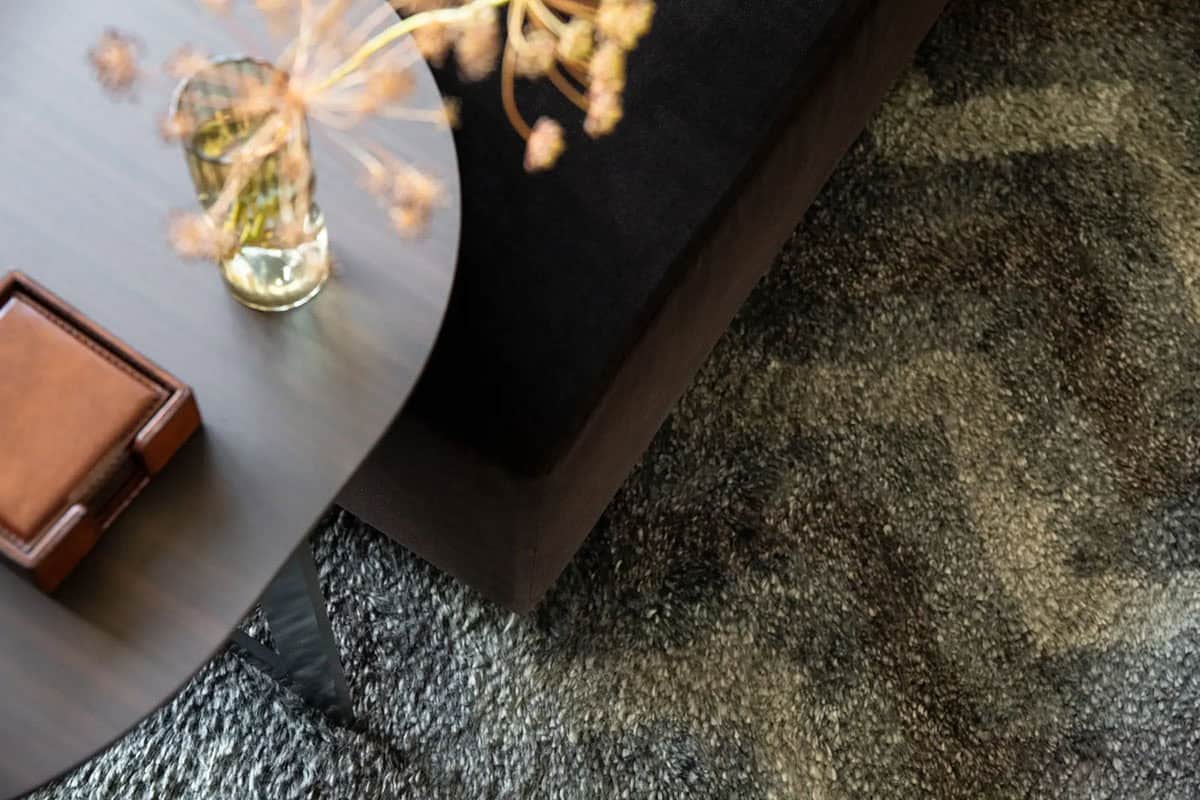 modern sofa table detail