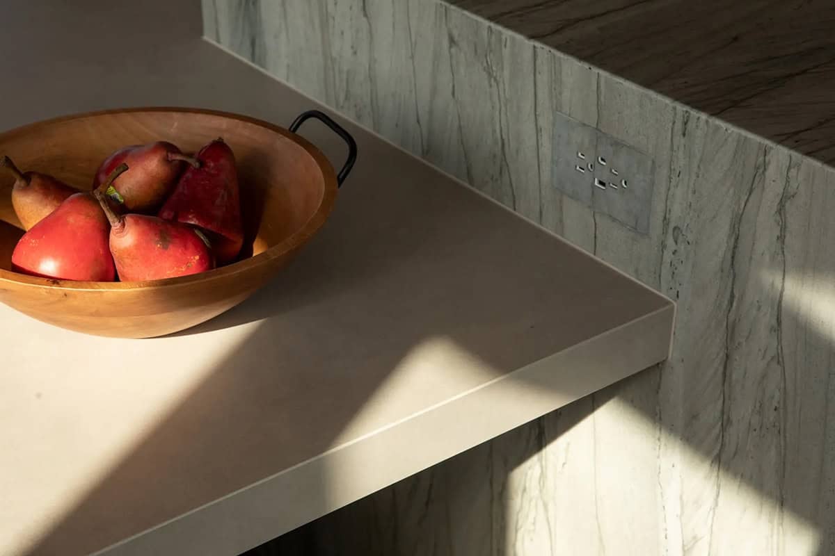 modern kitchen cabinet detail