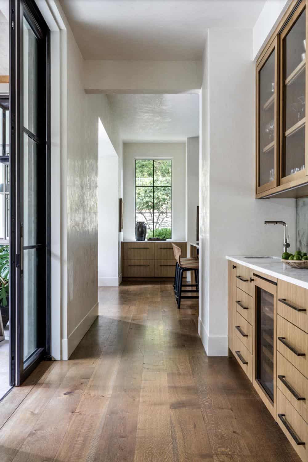 Transitional Home Bar