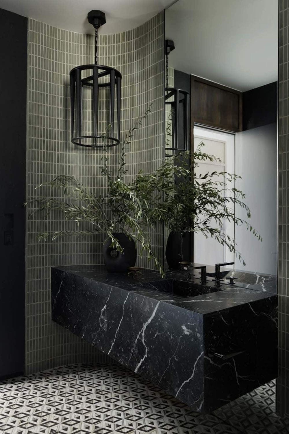 modern power bathroom