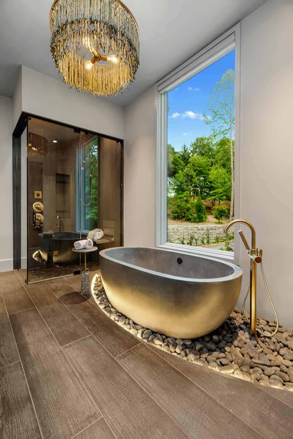 modern spa-like bathroom