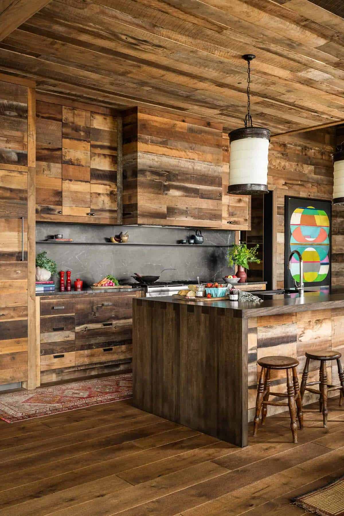 modern rustic kitchen