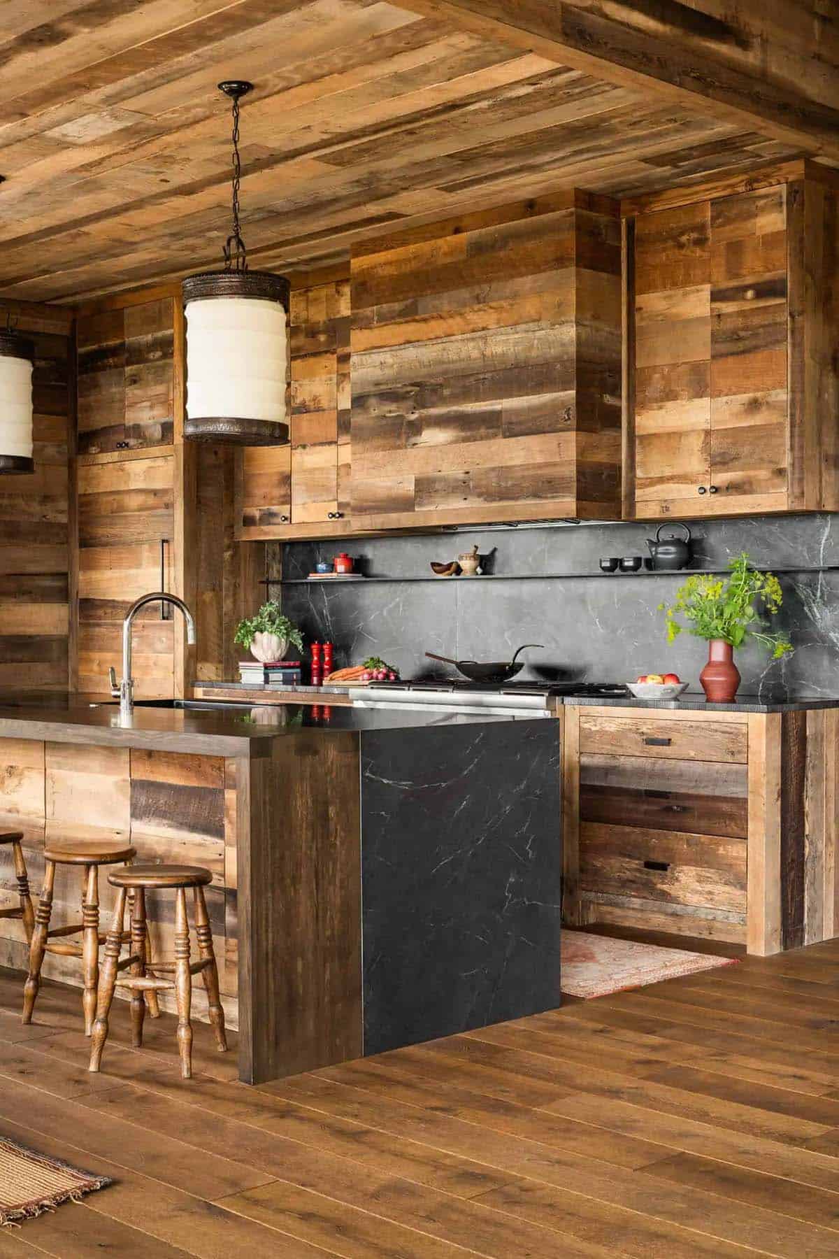 modern rustic kitchen