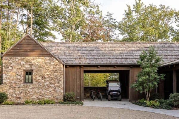Step inside this mountain modern home in the majestic Great Smoky Mountains